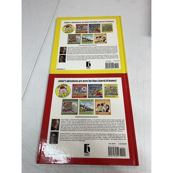 Set of 2 Junior Discovers Work‎ & Junior Discovers Giving Books Dave Ramsey - Picture 2 of 2